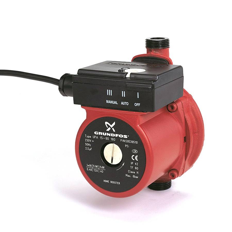 Повысительный насос Grundfos UPA 15-90 Грундфос  по лучшей цене с доставкой - интернет-магазин Прогрессивные решения