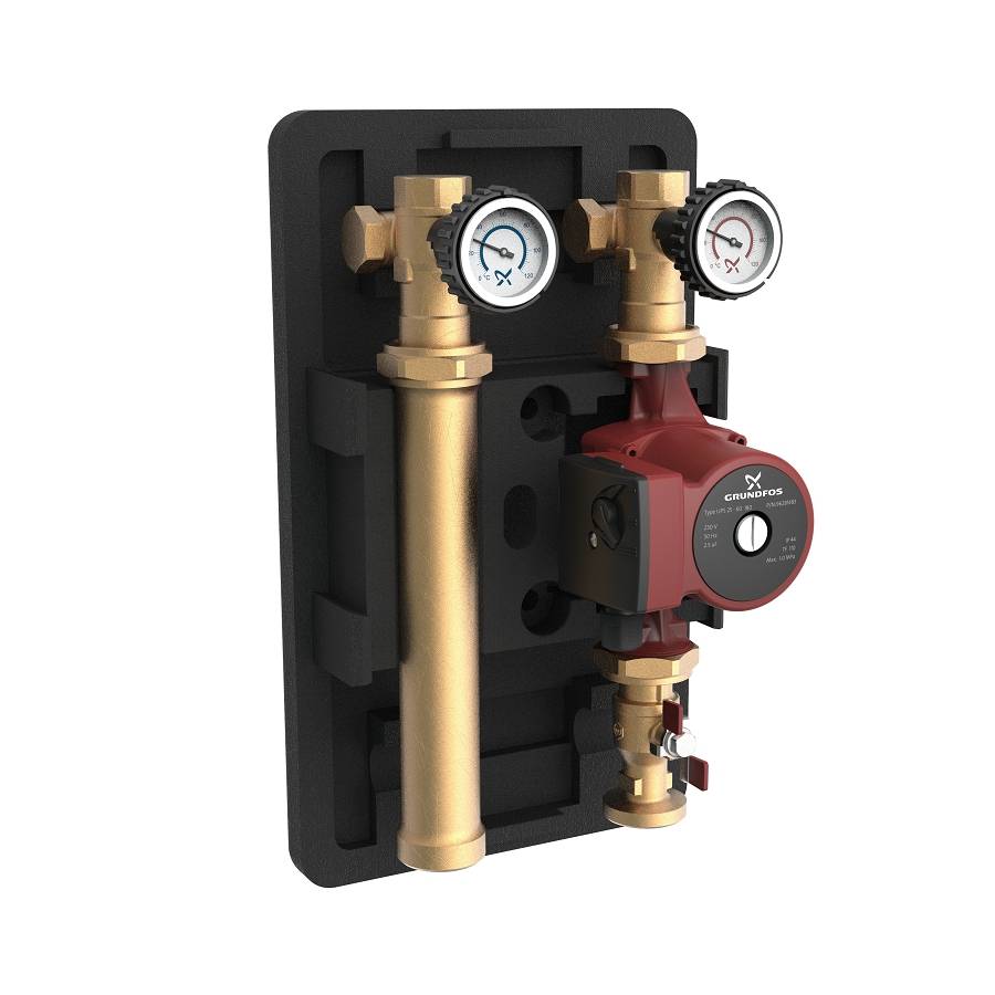 Насосная группа Grundfos HEATMIX D25 UPS 80 Грундфос  по лучшей цене с доставкой - интернет-магазин Прогрессивные решения