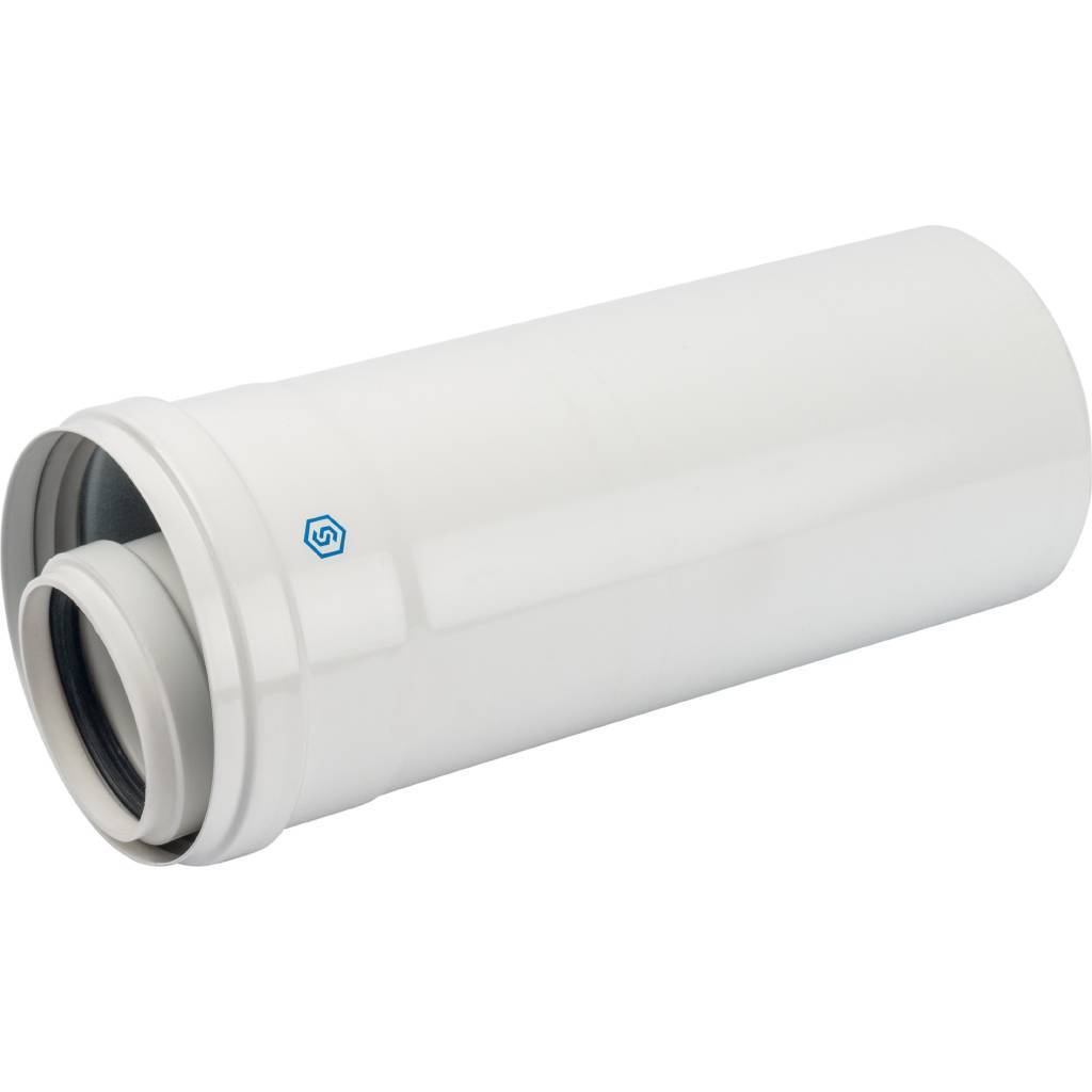Купить SCA-8610-000250 STOUT   Элемент дымохода конденсац. труба  250 мм DN60/100 м/п PP-FE STOUT по лучшей цене с доставкой - интернет-магазин Прогрессивные решения