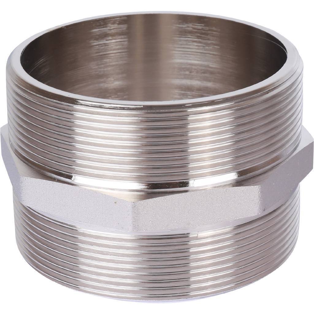 Купить SFT-0004-000033 STOUT  Ниппель HH никелированный 3" STOUT по лучшей цене с доставкой - интернет-магазин Прогрессивные решения