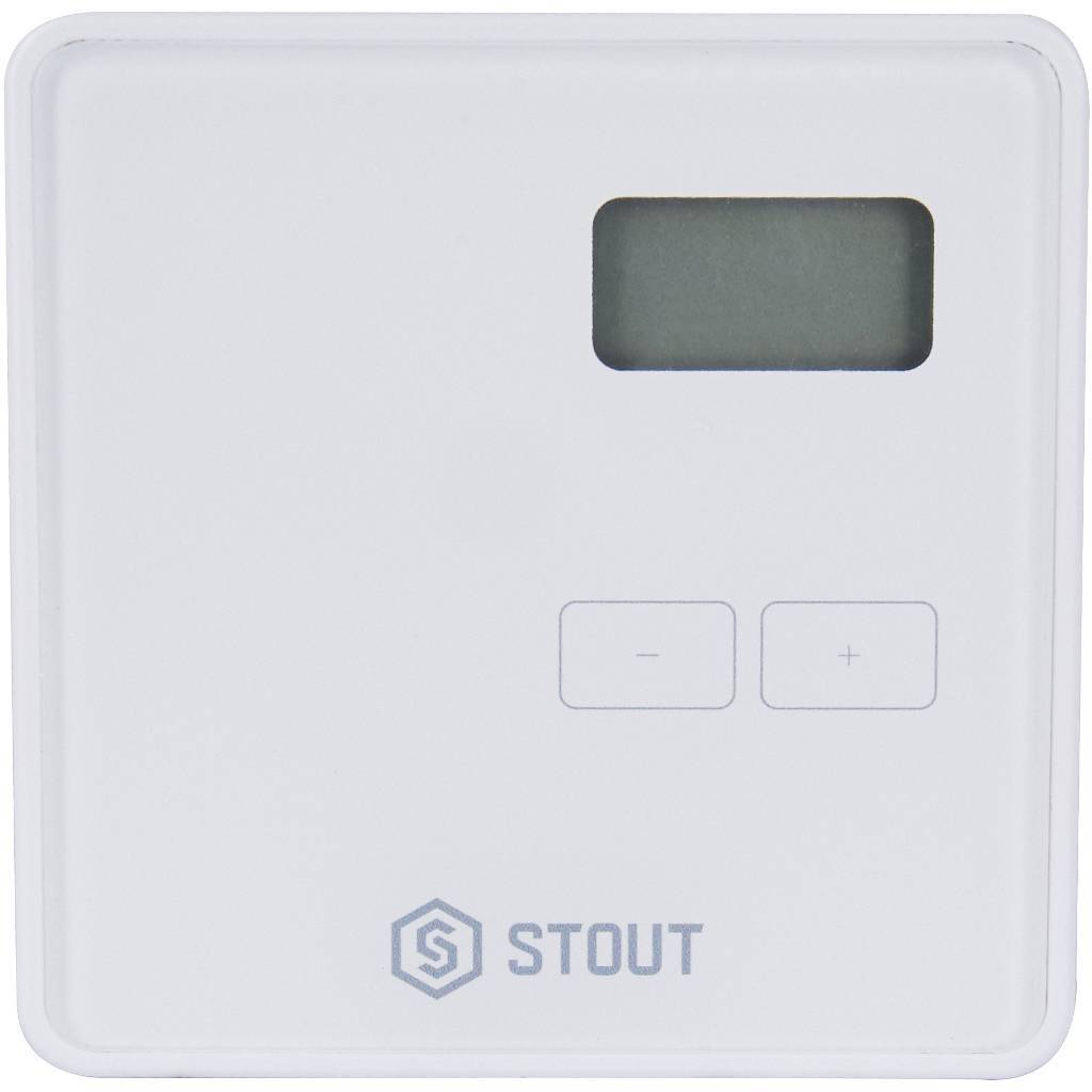 Купить STE-0101-029411 STOUT  Проводной комнатный двухпозиционный регулятор ST-294v1, белый STOUT по лучшей цене с доставкой - интернет-магазин Прогрессивные решения