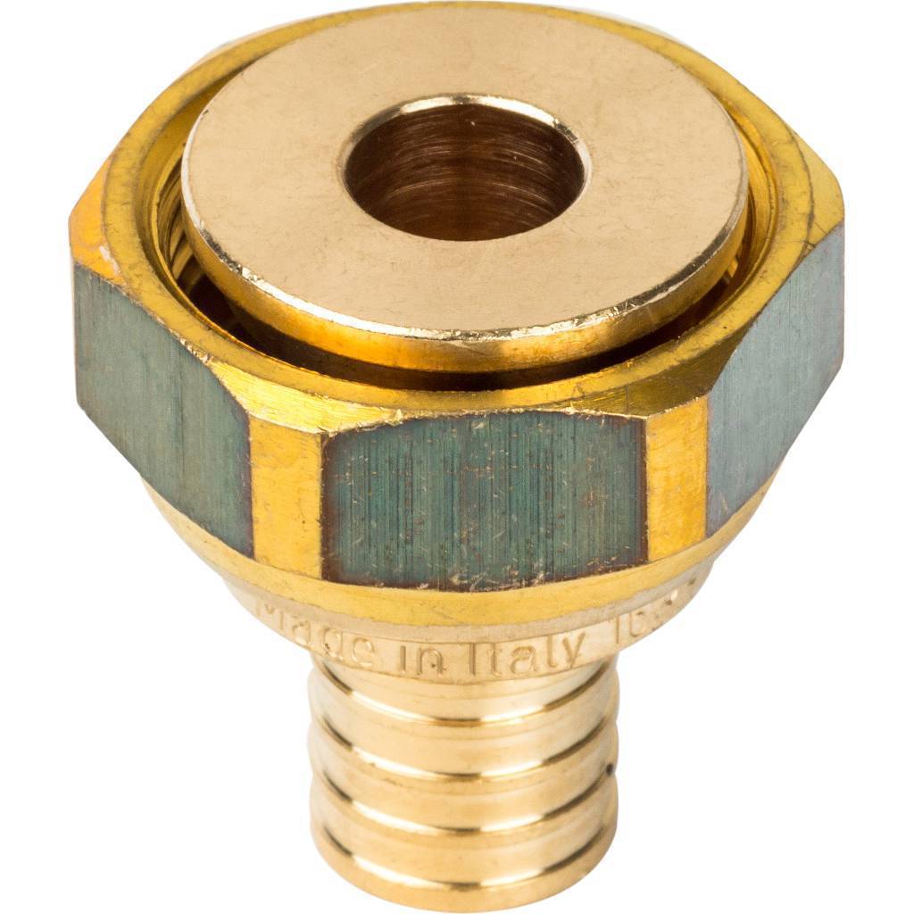 Купить SFA-0019-001634 STOUT  Переходник с накидной гайкой 16xG 3/4" для труб из сшитого полиэтилена аксиальный STOUT по лучшей цене с доставкой - интернет-магазин Прогрессивные решения