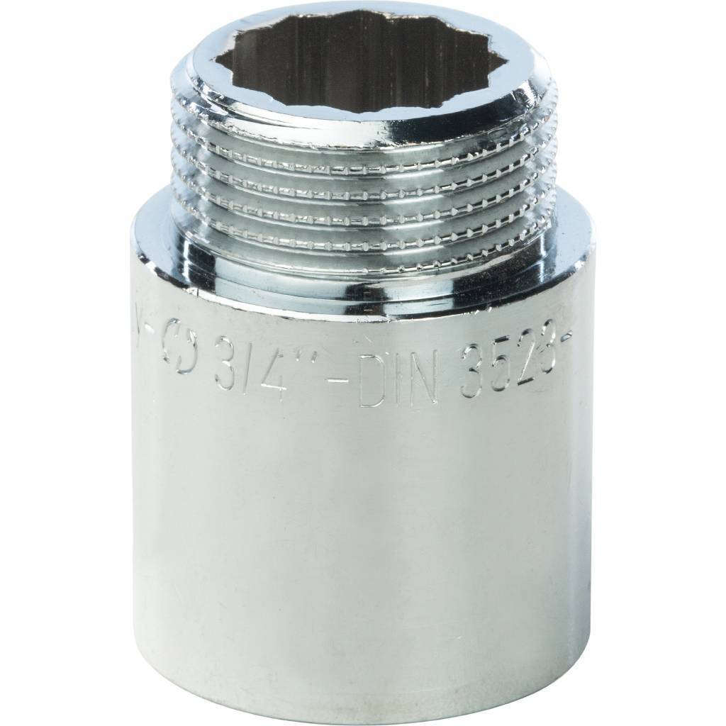 Купить SFT-0002-003430 STOUT  Удлинитель хромированный 3/4X30 STOUT по лучшей цене с доставкой - интернет-магазин Прогрессивные решения