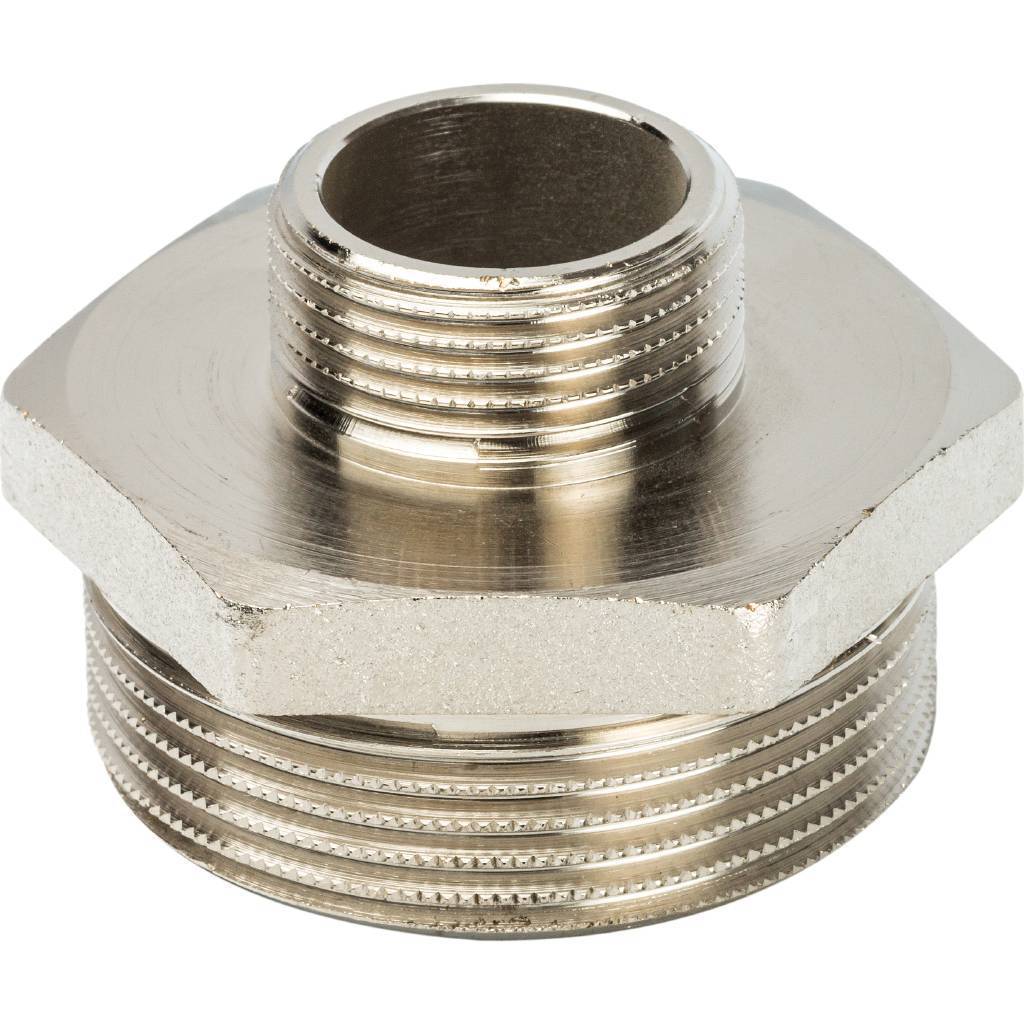 Купить SFT-0004-011234 STOUT  Ниппель НН переходной никелированный 1"1/2X3/4 STOUT по лучшей цене с доставкой - интернет-магазин Прогрессивные решения