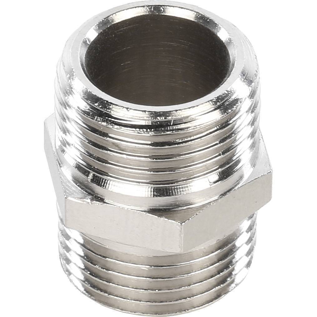 Купить SFT-0004-003838 STOUT  Ниппель HH никелированный 3/8 STOUT по лучшей цене с доставкой - интернет-магазин Прогрессивные решения