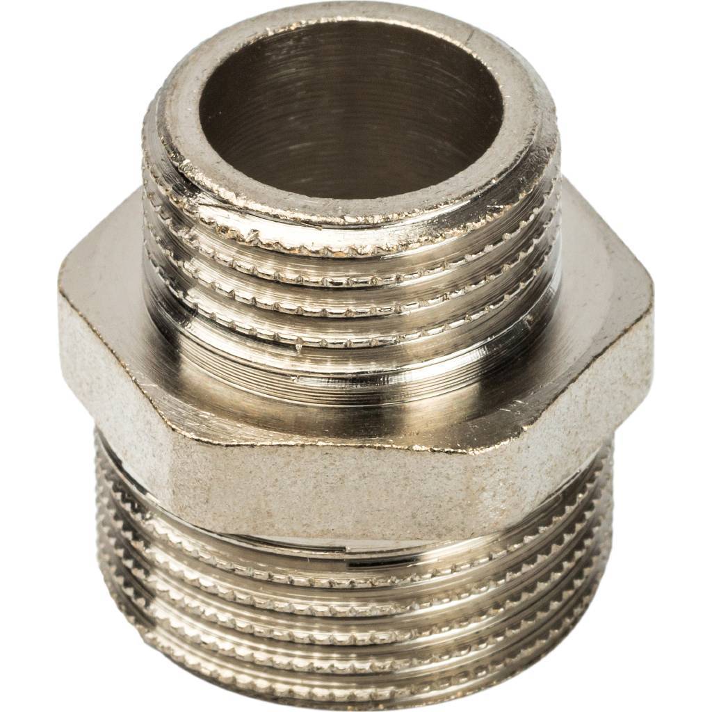 Купить SFT-0004-003412 STOUT  Ниппель НН переходной никелированный 3/4X1/2 STOUT по лучшей цене с доставкой - интернет-магазин Прогрессивные решения