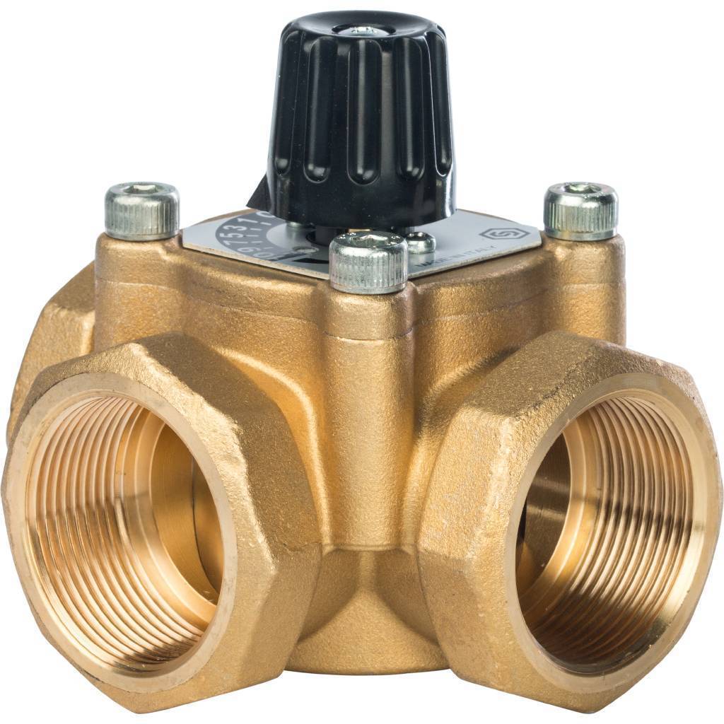 Купить SVM-0003-014001 STOUT трехходовой смесительный клапан 1 1/2" KVs 26 STOUT по лучшей цене с доставкой - интернет-магазин Прогрессивные решения