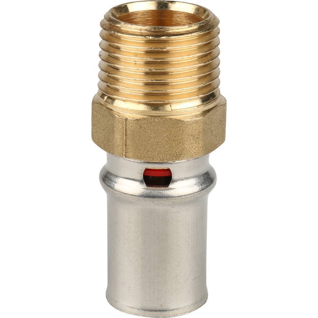 Купить SFP-0001-001216 STOUT   Переходник с наружной резьбой 1/2"х16 для металлопластиковых труб прессовой STOUT по лучшей цене с доставкой - интернет-магазин Прогрессивные решения