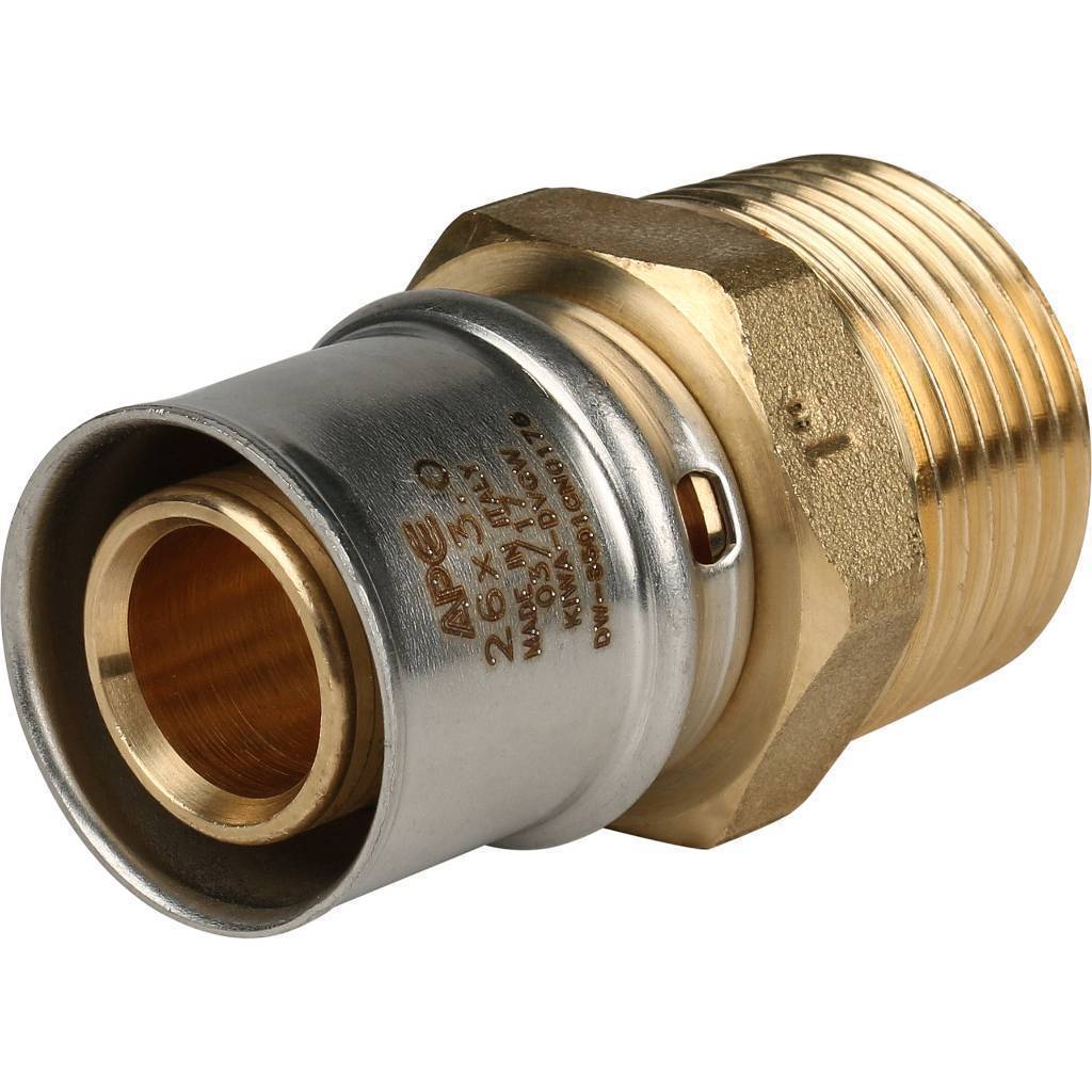 Купить SFP-0001-000126 STOUT   Переходник с наружной резьбой 1"х26 для металлопластиковых труб прессовой STOUT по лучшей цене с доставкой - интернет-магазин Прогрессивные решения
