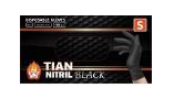 Перчатки  нитриловые  “ ТIAN Nitril Black”, размер M (упаковка-100 шт.) Прогрессивные решения 0205.121 по лучшей цене с доставкой - интернет-магазин Прогрессивные решения