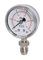 G12.1-S-4VCRM-50A-10bar-BA Манометры давления G12.1-EP/BA на чистые среды A-Flow G12.1-S-4VCRM-50A-10bar-BA по лучшей цене с доставкой - интернет-магазин Прогрессивные решения
