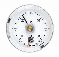 Общепромышленные биметаллические термометры ТБф-120Н кт.2,5 d.63 IP43 ФИЗТЕХ  по лучшей цене с доставкой - интернет-магазин Прогрессивные решения